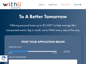 'withuloans.com' screenshot