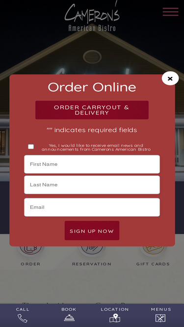 cameronsamericanbistro.com
