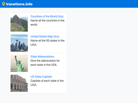 'vacations.info' screenshot