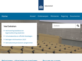 'rijksoverheid.nl' screenshot