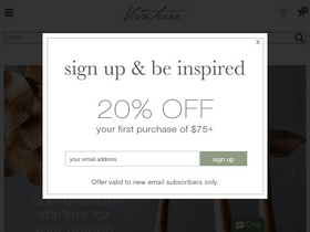 'vivaterra.com' screenshot