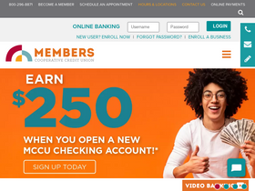 'membersccu.org' screenshot