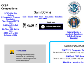 'samsclass.info' screenshot