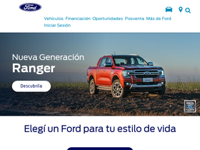 'ford.com.ar' screenshot