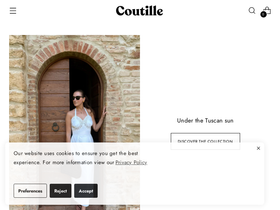 Coutille homepage screenshot