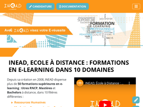 'inead.fr' screenshot