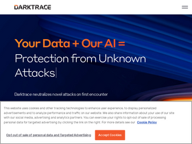 'darktrace.com' screenshot