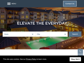 'elevatetosequoia.com' screenshot