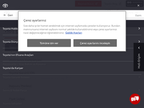 'toyota.com.tr' screenshot