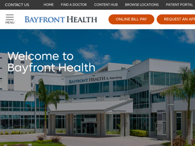 'bayfronthealth.com' screenshot