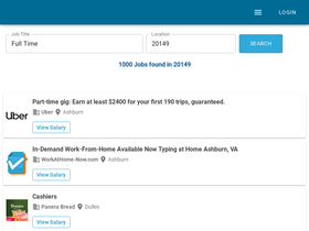 'onlygreatjobs.com' screenshot