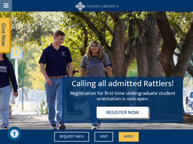 'stmarytx.edu' screenshot