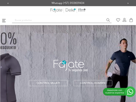 'fajate.co' screenshot