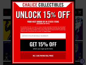 'chalicecollectibles.com' screenshot