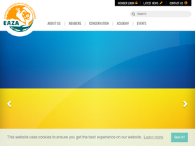 'eaza.net' screenshot