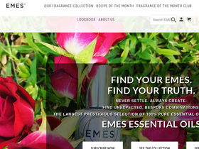 emesfragrance.com homepage screenshot