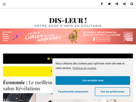 'dis-leur.fr' screenshot