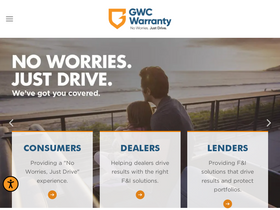 'gwcwarranty.com' screenshot