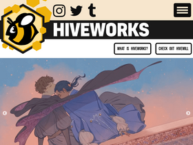 'hiveworkscomics.com' screenshot