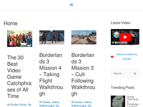 'vgfaq.com' screenshot
