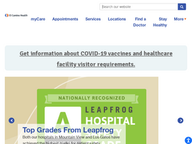 'elcaminohealth.org' screenshot