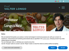 'valterlongo.com' screenshot