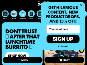 'dudeproducts.com' screenshot