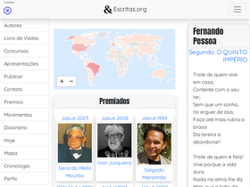 'escritas.org' screenshot
