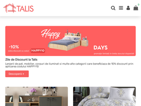 'talis.ro' screenshot