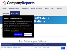 'companyreports.it' screenshot
