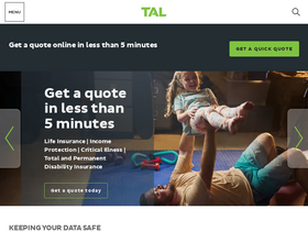 'tal.com.au' screenshot