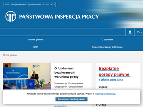 'krakow.pip.gov.pl' screenshot