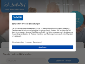 'schuelerhilfe.de' screenshot