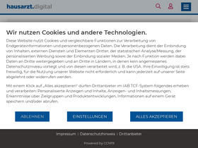 'hausarzt.digital' screenshot