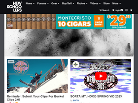 'newschoolers.com' screenshot