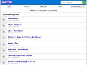 'bestringtones.mobi' screenshot