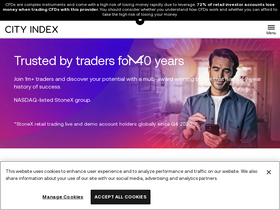 'cityindex.com' screenshot