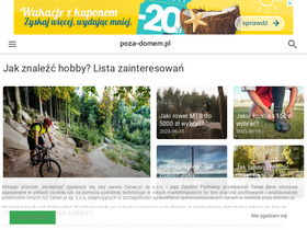 'poza-domem.pl' screenshot