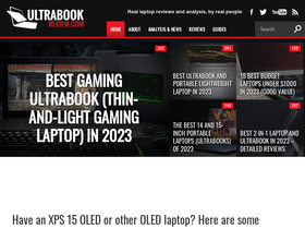 'ultrabookreview.com' screenshot