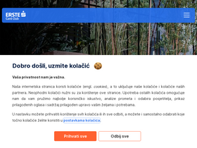 'erstecardclub.hr' screenshot