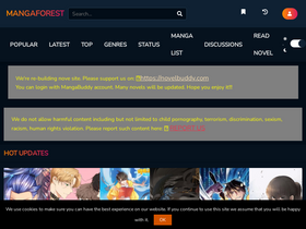 'mangaforest.com' screenshot