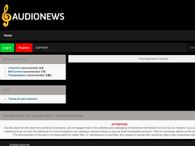 'audionews.org' screenshot