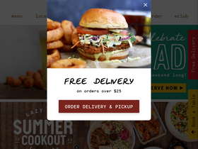 'lazydogrestaurants.com' screenshot