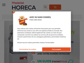 'materiel-horeca.com' screenshot
