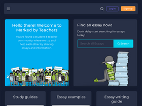 'markedbyteachers.com' screenshot