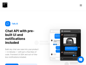 'talkjs.com' screenshot