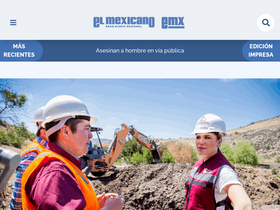 'el-mexicano.com.mx' screenshot