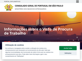 'consuladoportugalsp.org.br' screenshot