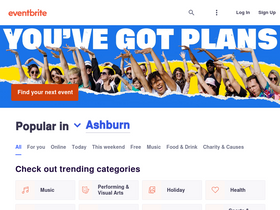 'eventbrite.ie' screenshot
