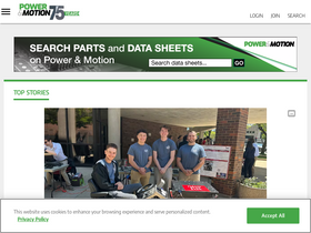 'powermotiontech.com' screenshot